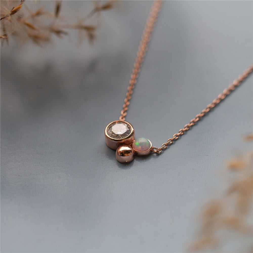 Seek + Find Beloved Rose Gold Necklace