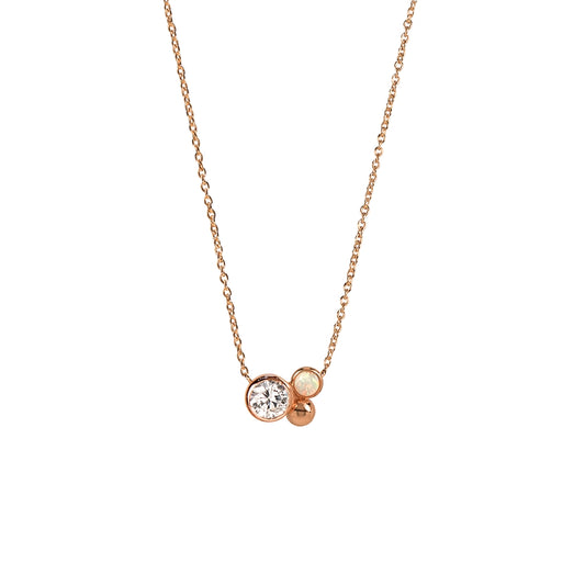 Seek + Find Beloved Rose Gold Necklace