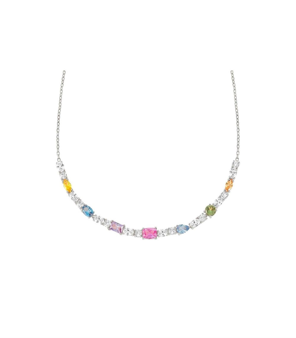 Nomination Multi Mixed Crystal Colour Wave Necklace