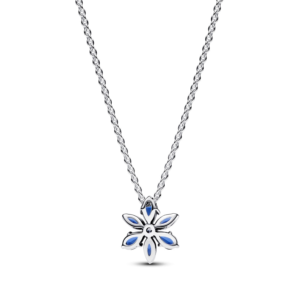Pandora Sparkling Blue Herbarium Cluster Pendant Necklace