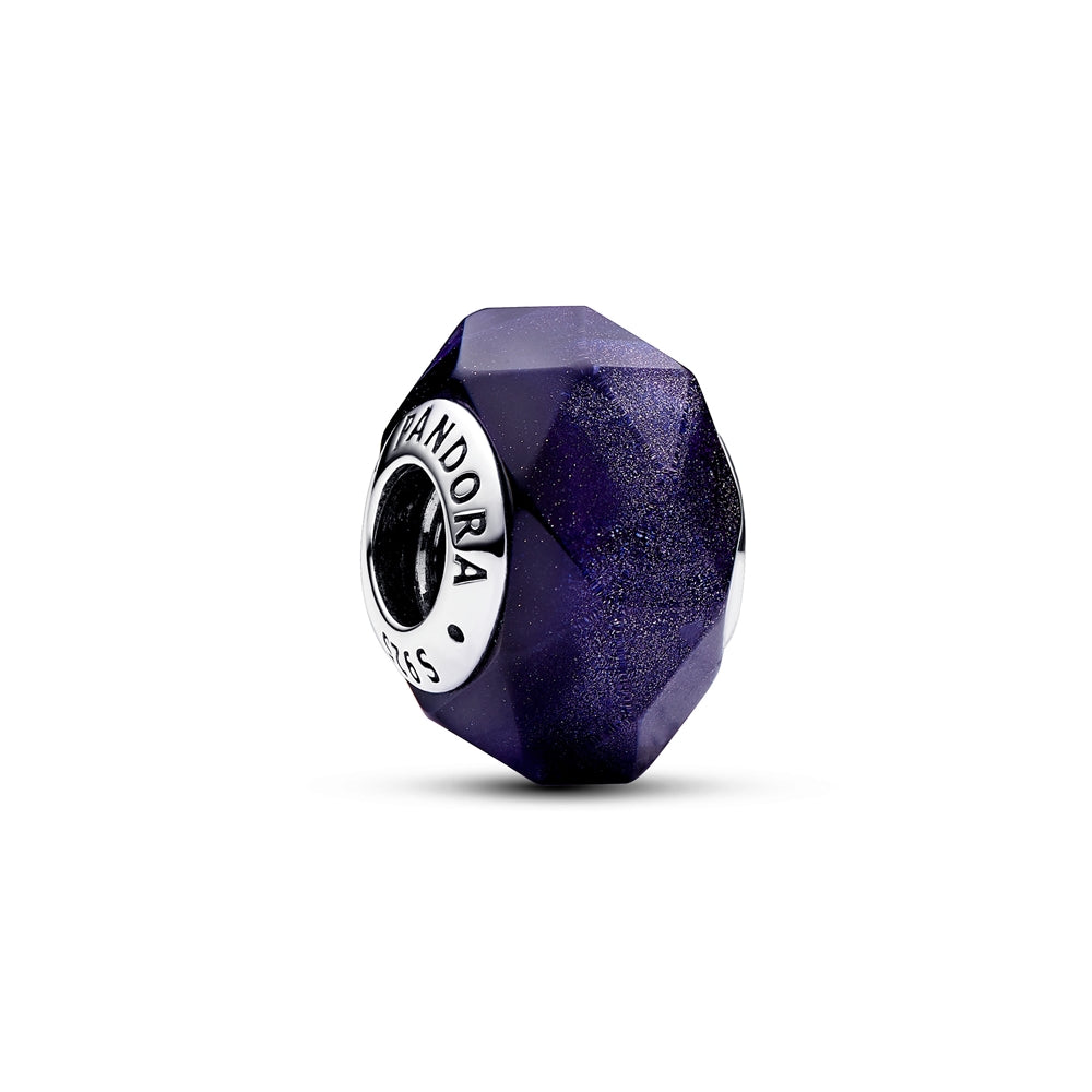 Pandora Faceted Blue Murano Glass Charm