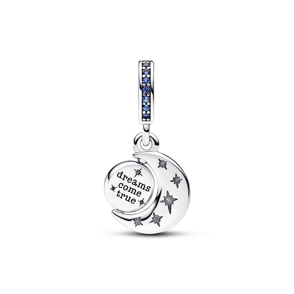Pandora Sparkling Moon Spinning Dangle Charm
