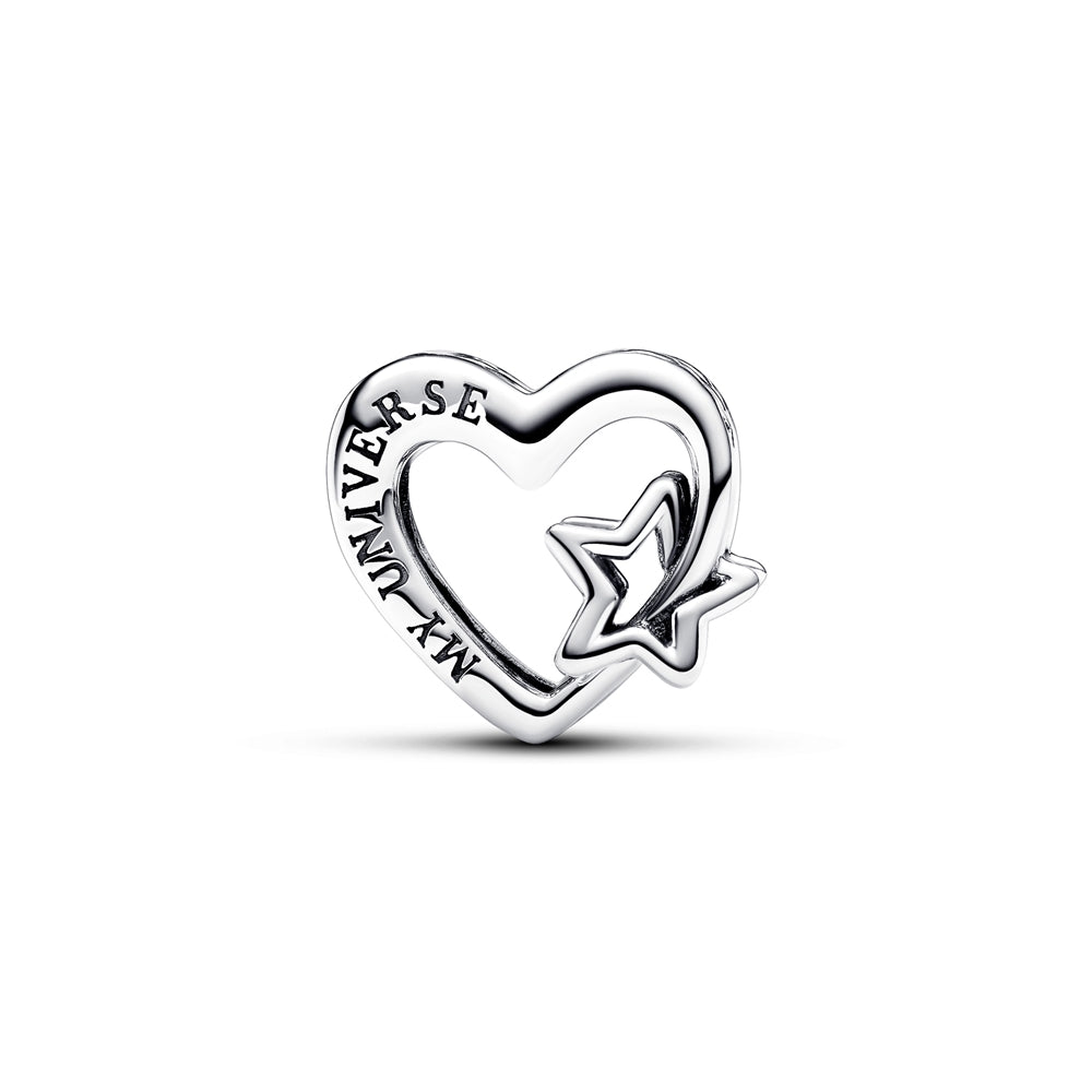 Pandora Openwork Family Heart & Star Charm