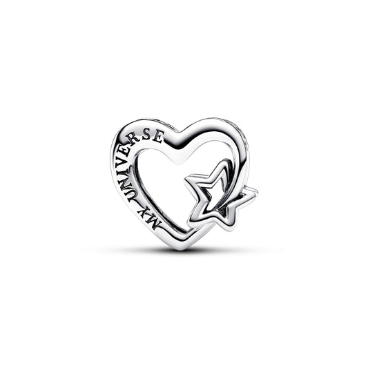 Pandora Openwork Family Heart & Star Charm