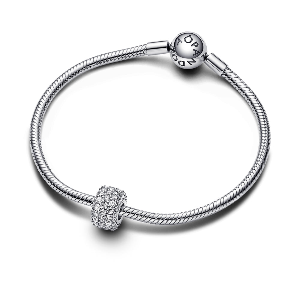 Pandora Sparkling Pavé Triple-row Charm