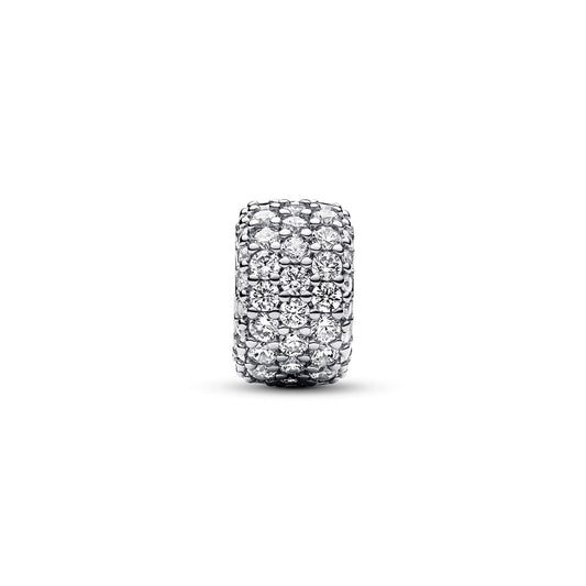 Pandora Sparkling Pavé Triple-row Charm