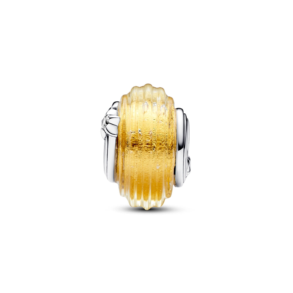 Pandora Shooting Star Grooved Murano Glass Charm