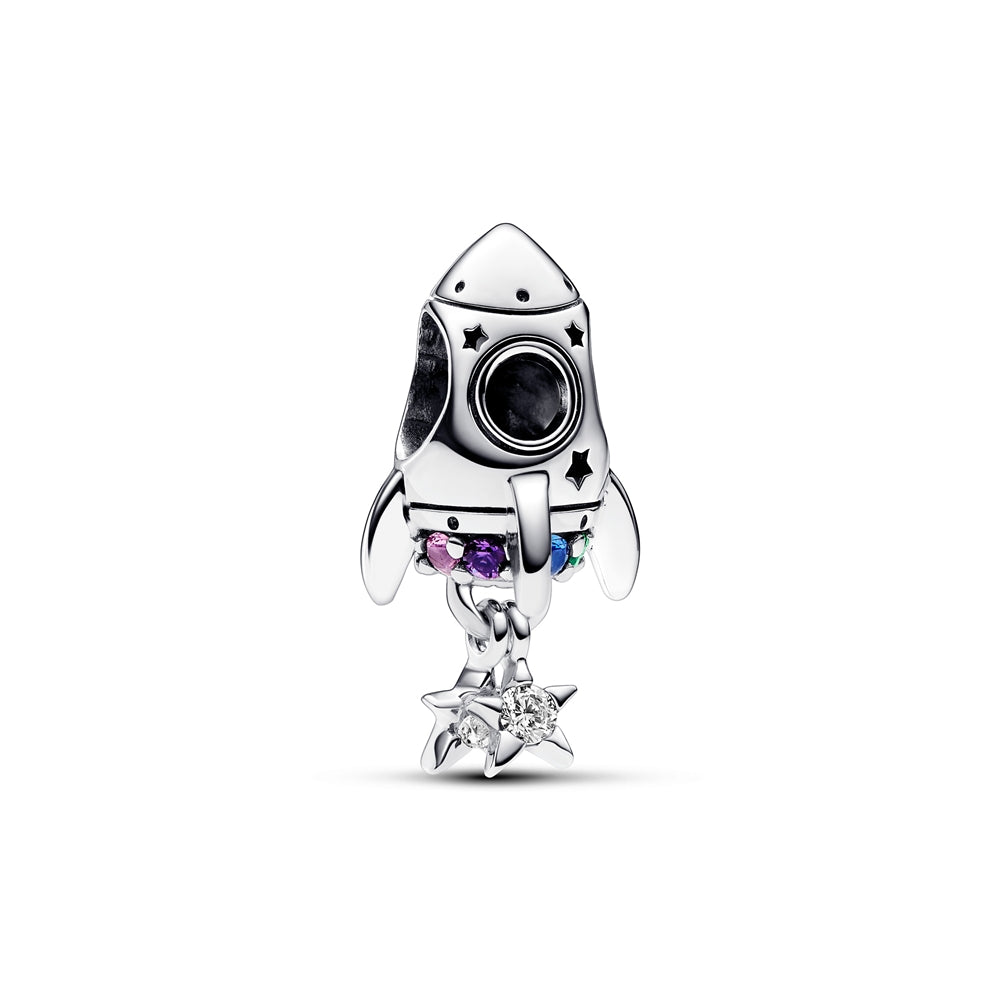 Pandora Space Love Rocket Charm