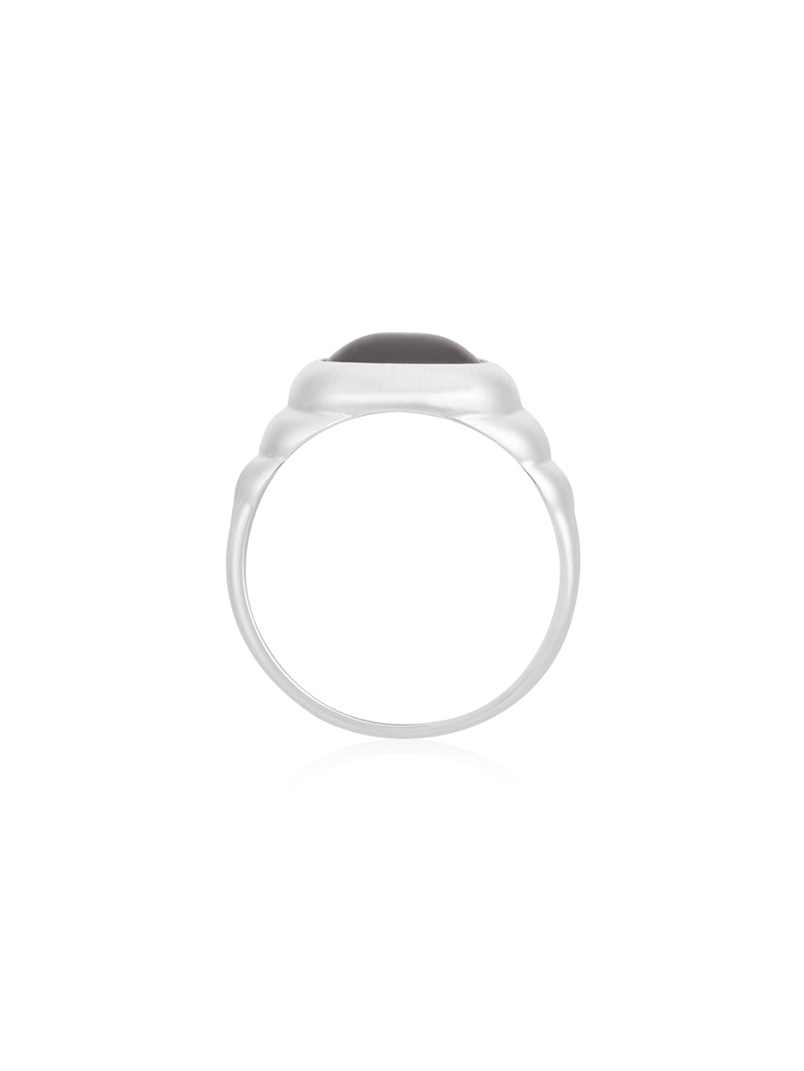 Argento Silver Chunky Moonstone Ring
