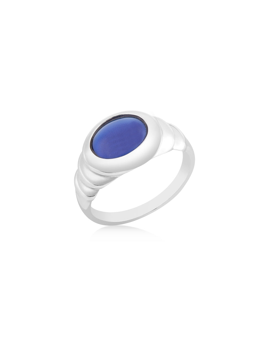 Argento Silver Chunky Moonstone Ring