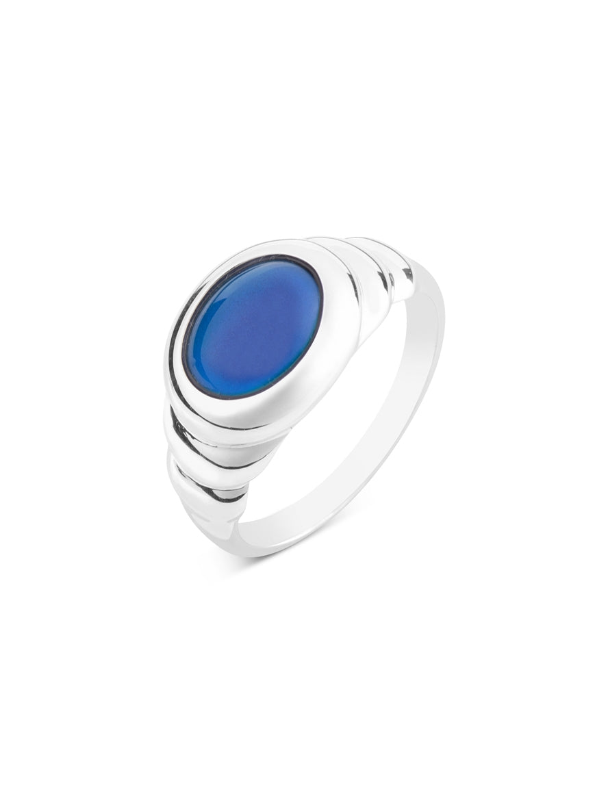 Argento Silver Chunky Moonstone Ring