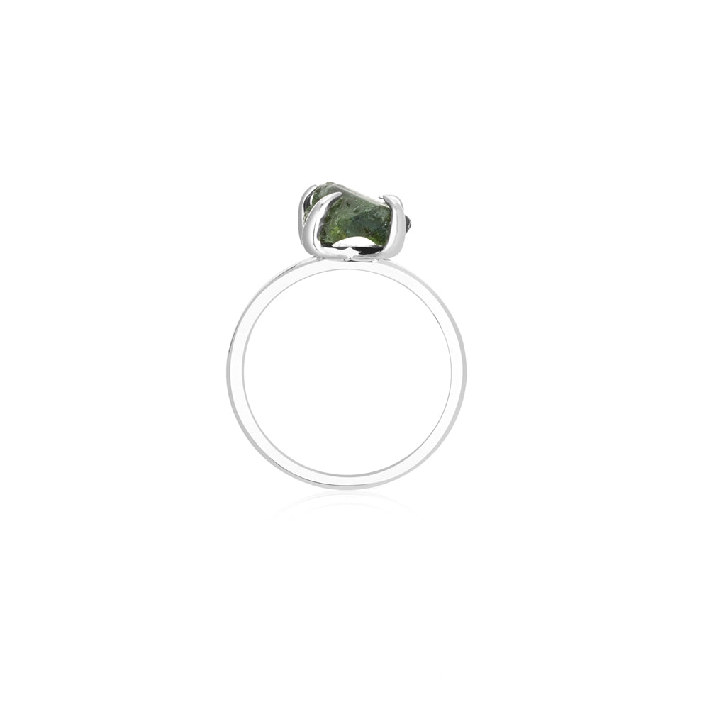 Argento Silver Green Tourmaline Gem Ring