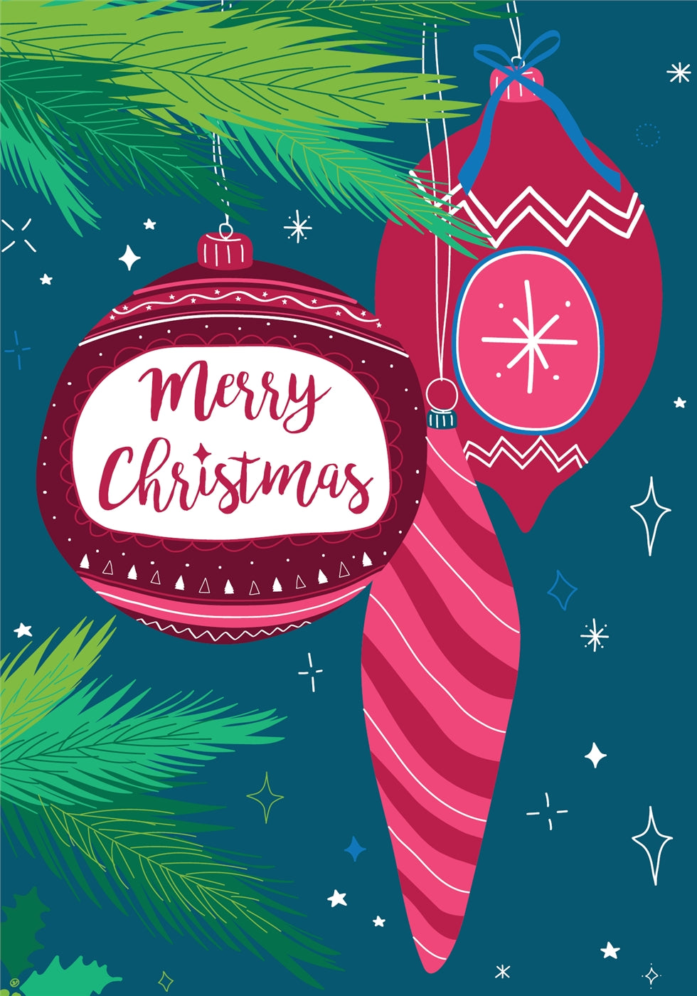 Argento Merry Christmas Card