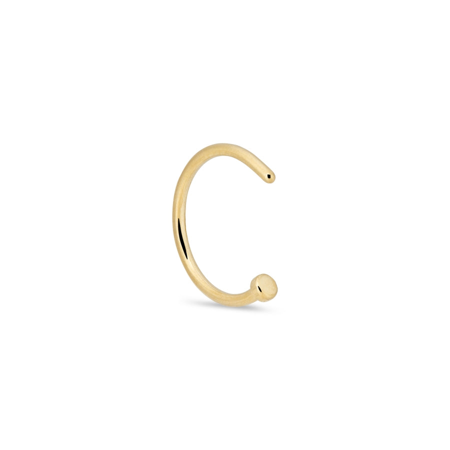 Over & Over Stainless Steel Gold Open Nose Ring