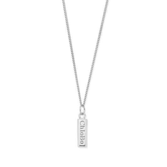 ChloBo Mens Silver Curb Chain Brand Inglot Necklace