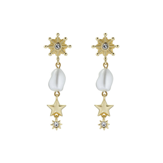 Ted Baker Celtris Gold Celestrial Pearl Drop Earrings