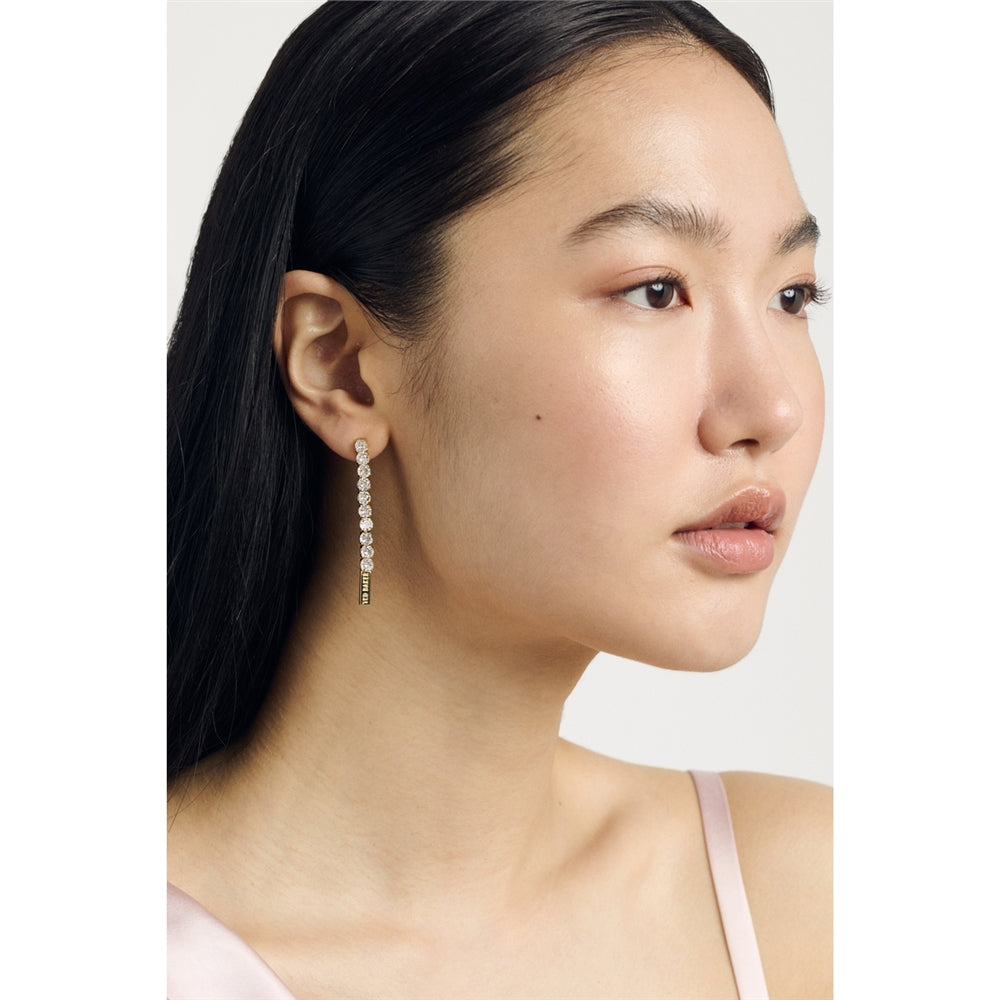 Ted Baker Mellsie Gold Icon Crystal Drop Earrings