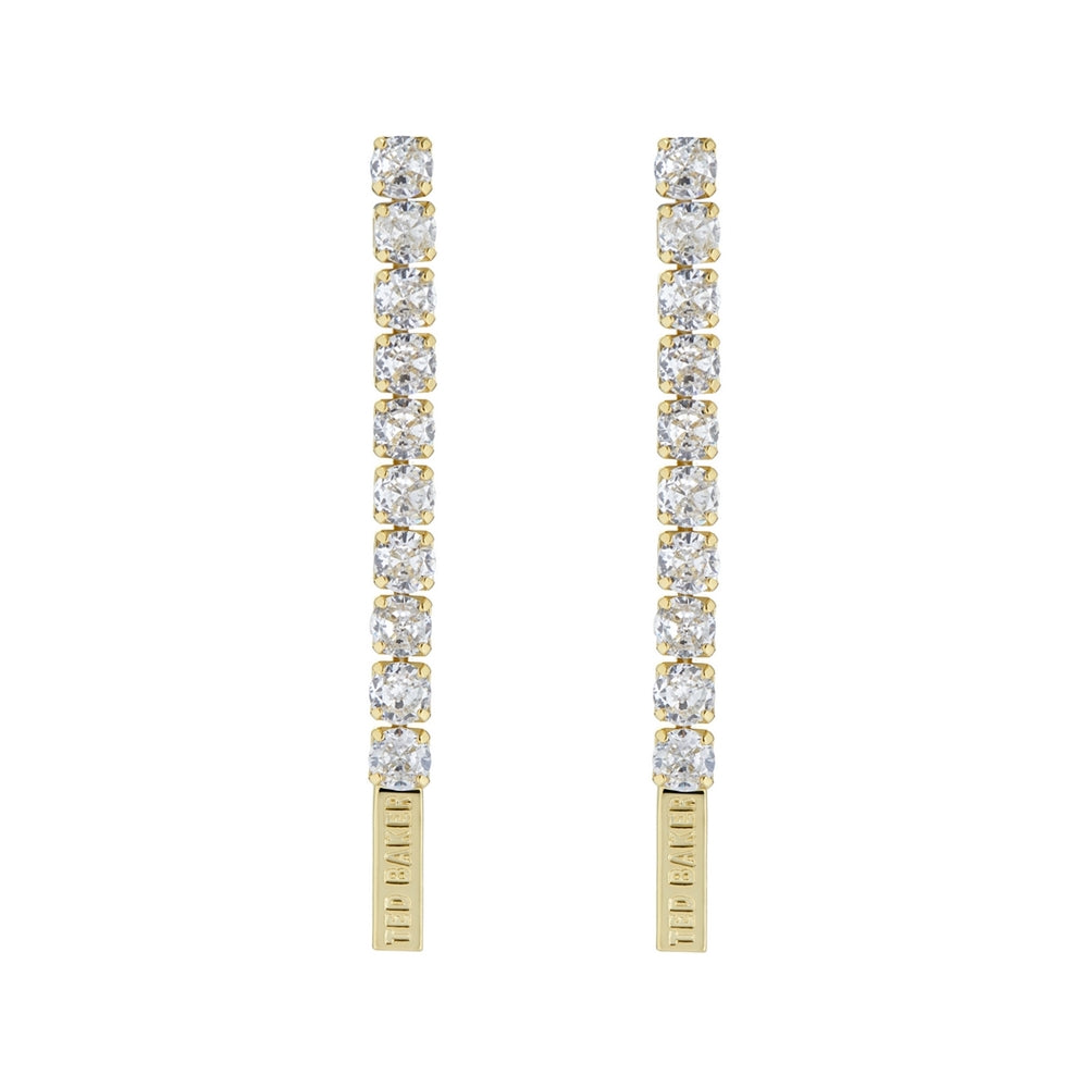 Ted Baker Mellsie Gold Icon Crystal Drop Earrings