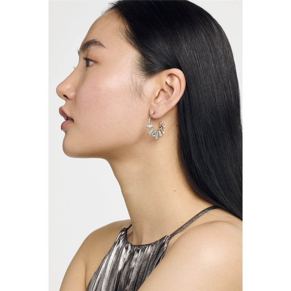 Ted Baker Crysela Silver Baguette Hoops