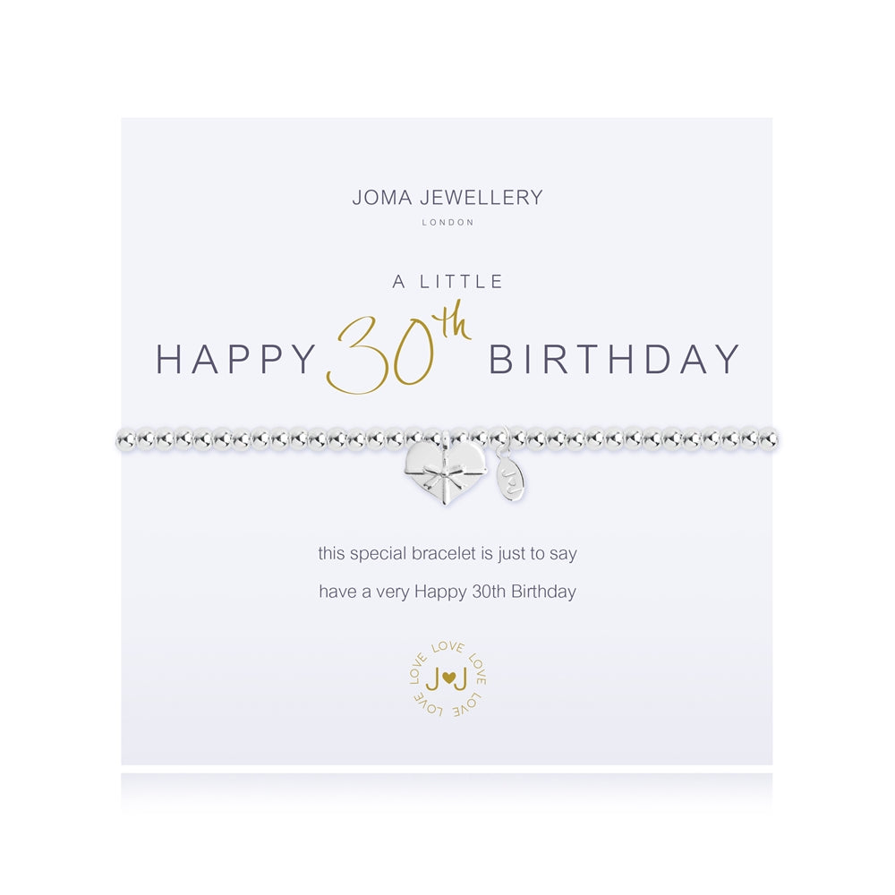 Joma A Little Happy 30th Birthday Bracelet