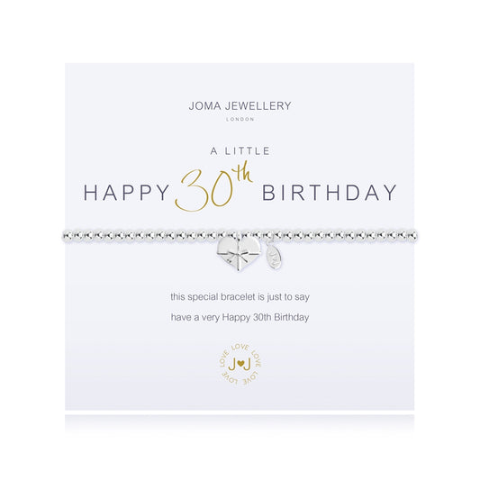 Joma A Little Happy 30th Birthday Bracelet