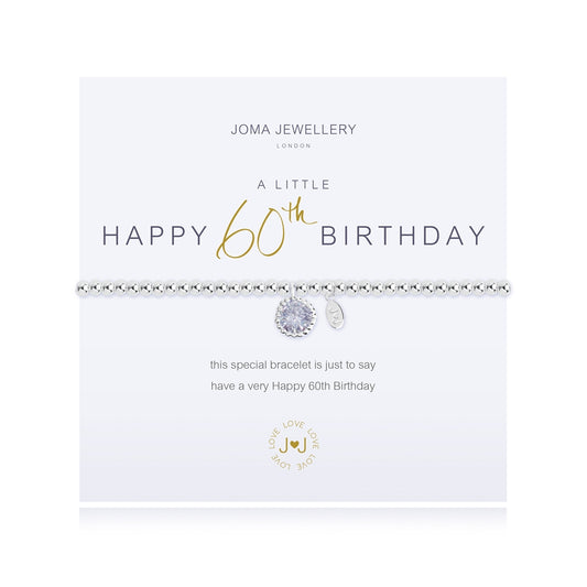 Joma A Little Happy 60th Birthday Bracelet