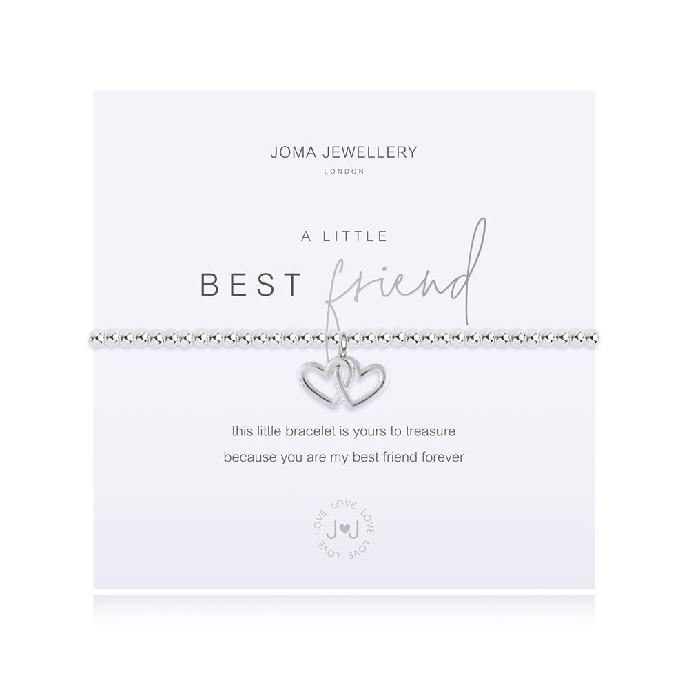Joma A Little Best Friend Double Heart Bracelet