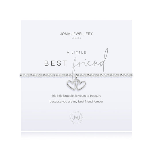 Joma A Little Best Friend Double Heart Bracelet