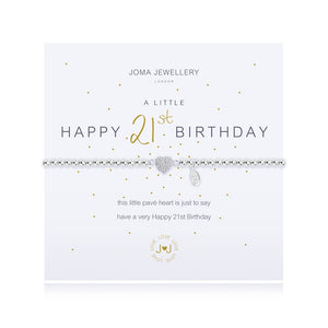 Joma A Little Happy 21st Birthday Bracelet