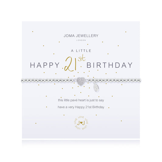 Joma A Little Happy 21st Birthday Bracelet
