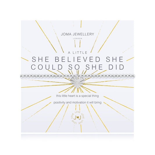 Joma A Little She Believed She Could So She Did Bracelet