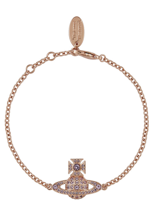 Vivienne Westwood Carmela Bas Relief Rose Gold Tone Bracelet