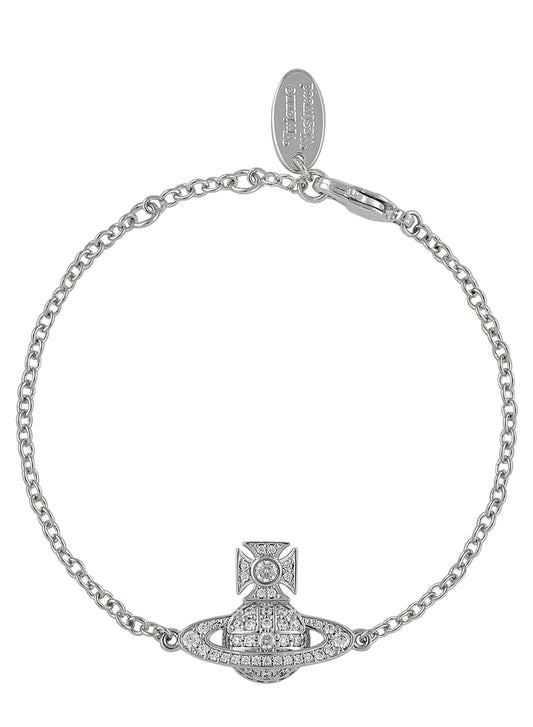 Vivienne Westwood Carmela Bas Relief Silver Tone Bracelet