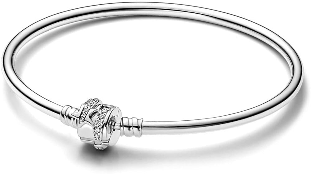 Pandora Moments Sparkling Shooting Star Clasp Bangle