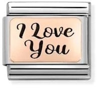 Nomination Rose Gold I Love You