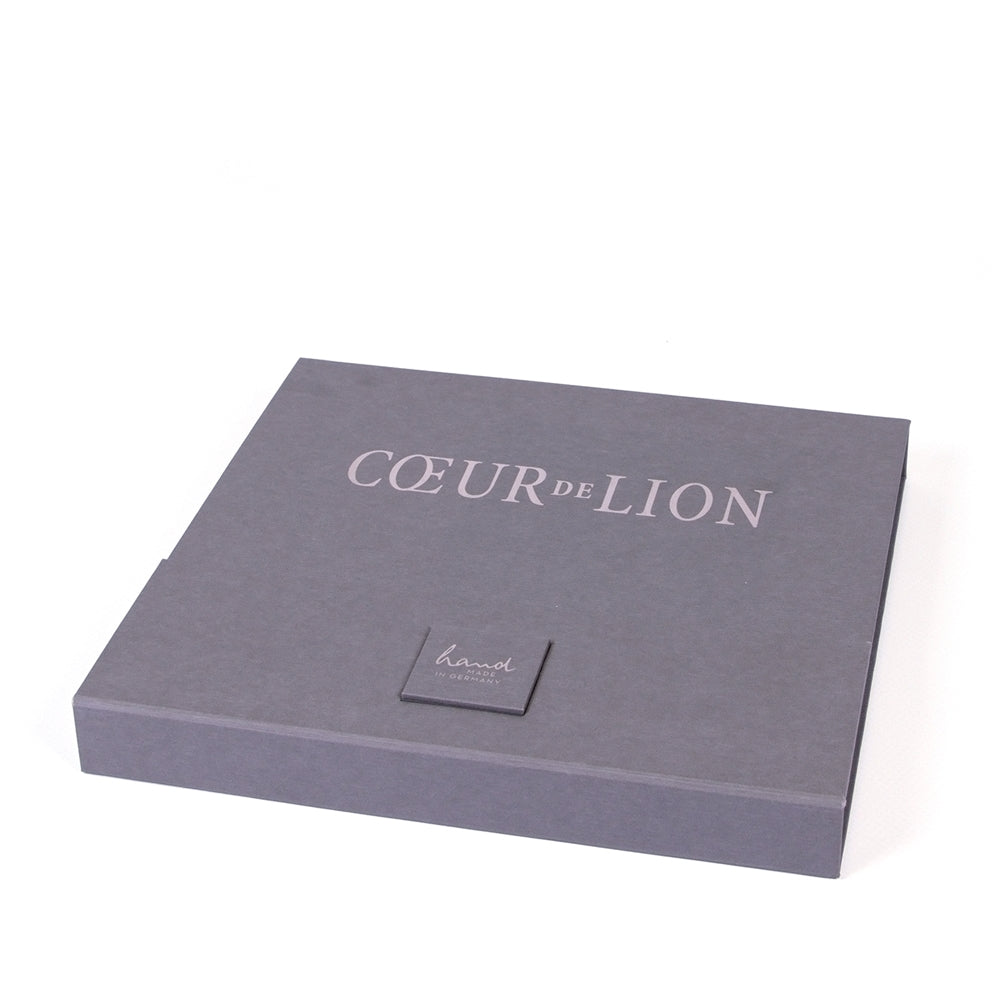 Coeur De Lion Precious Fusion Pearl White Cube Drop Earrings