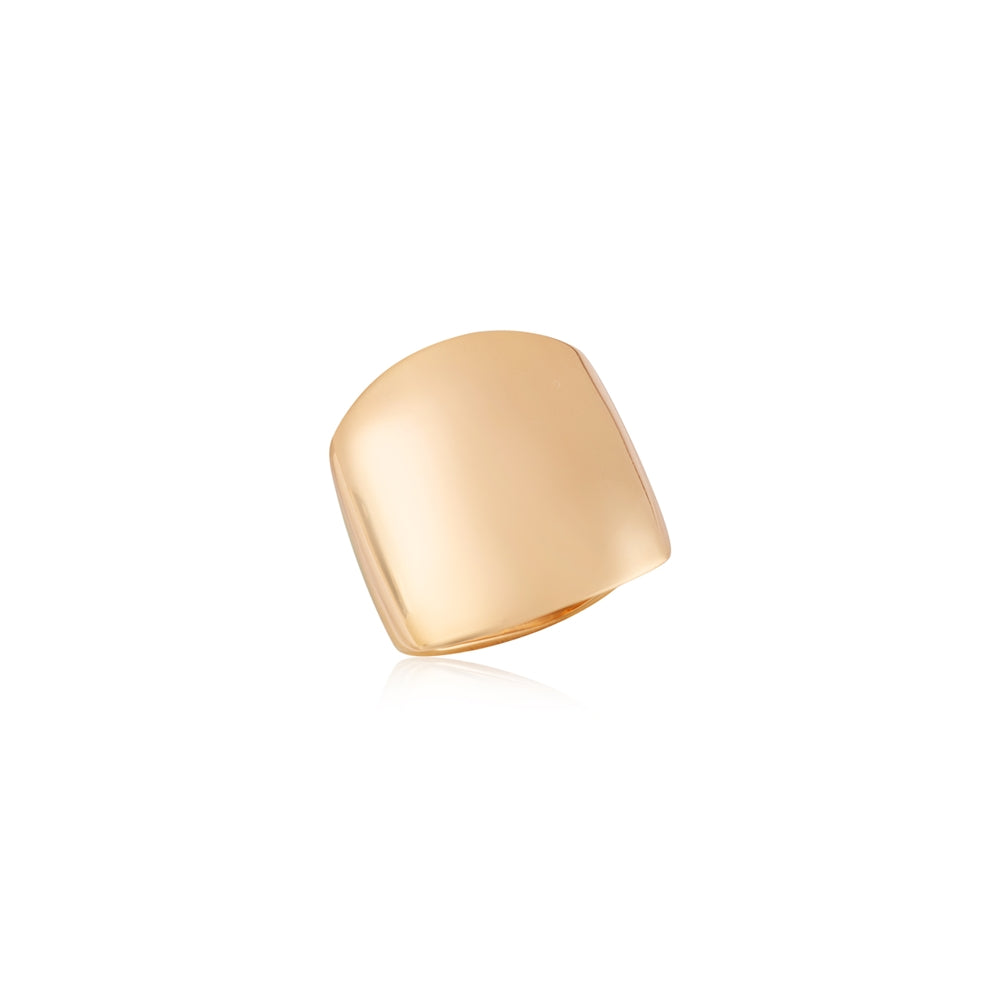 August Woods Gold Chunky Statement Adjustable Ring