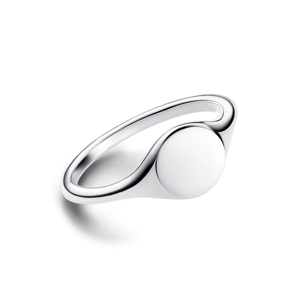 Pandora Silver Engravable Signet Ring