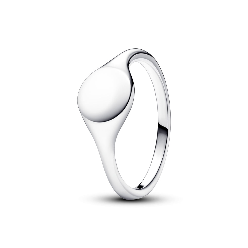 Pandora Silver Engravable Signet Ring