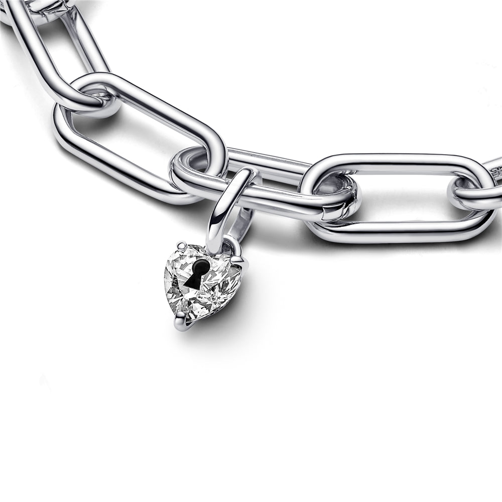 Pandora Pandora ME Keyhole Heart Mini Dangle Charm