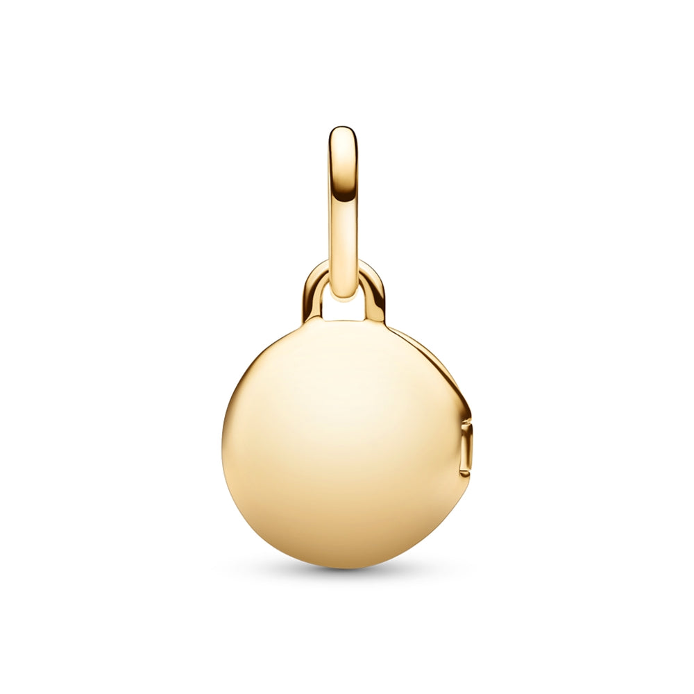 Pandora Gold Openable & Engravable Love Locket Dangle Charm