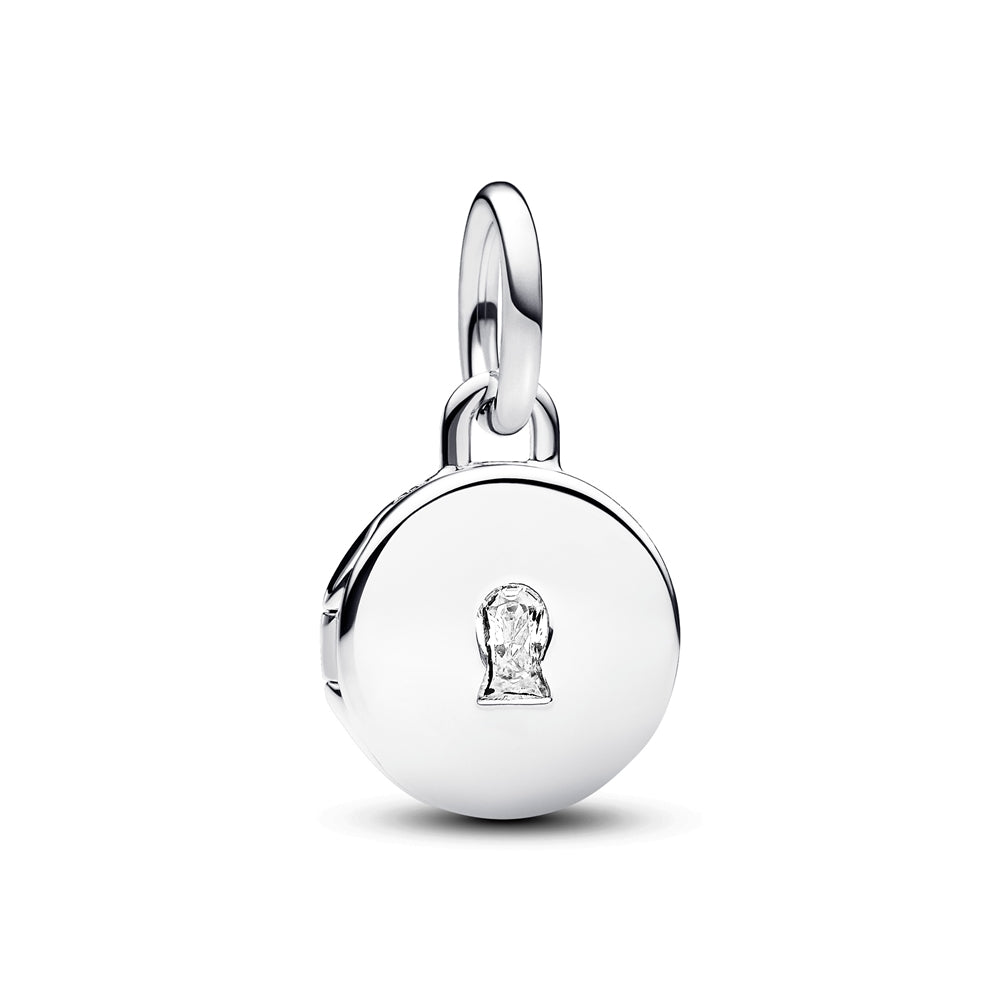 Pandora Silver Openable & Engravable Love Locket Dangle Charm