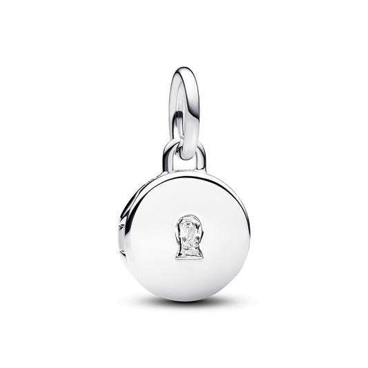 Pandora Silver Openable & Engravable Love Locket Dangle Charm