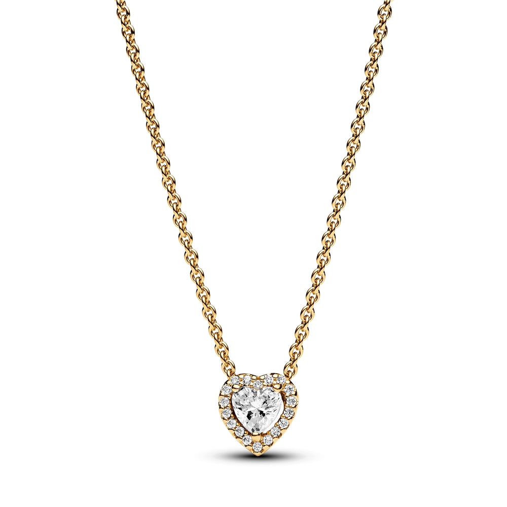Pandora Sparkling Elevated Heart Collier Necklace