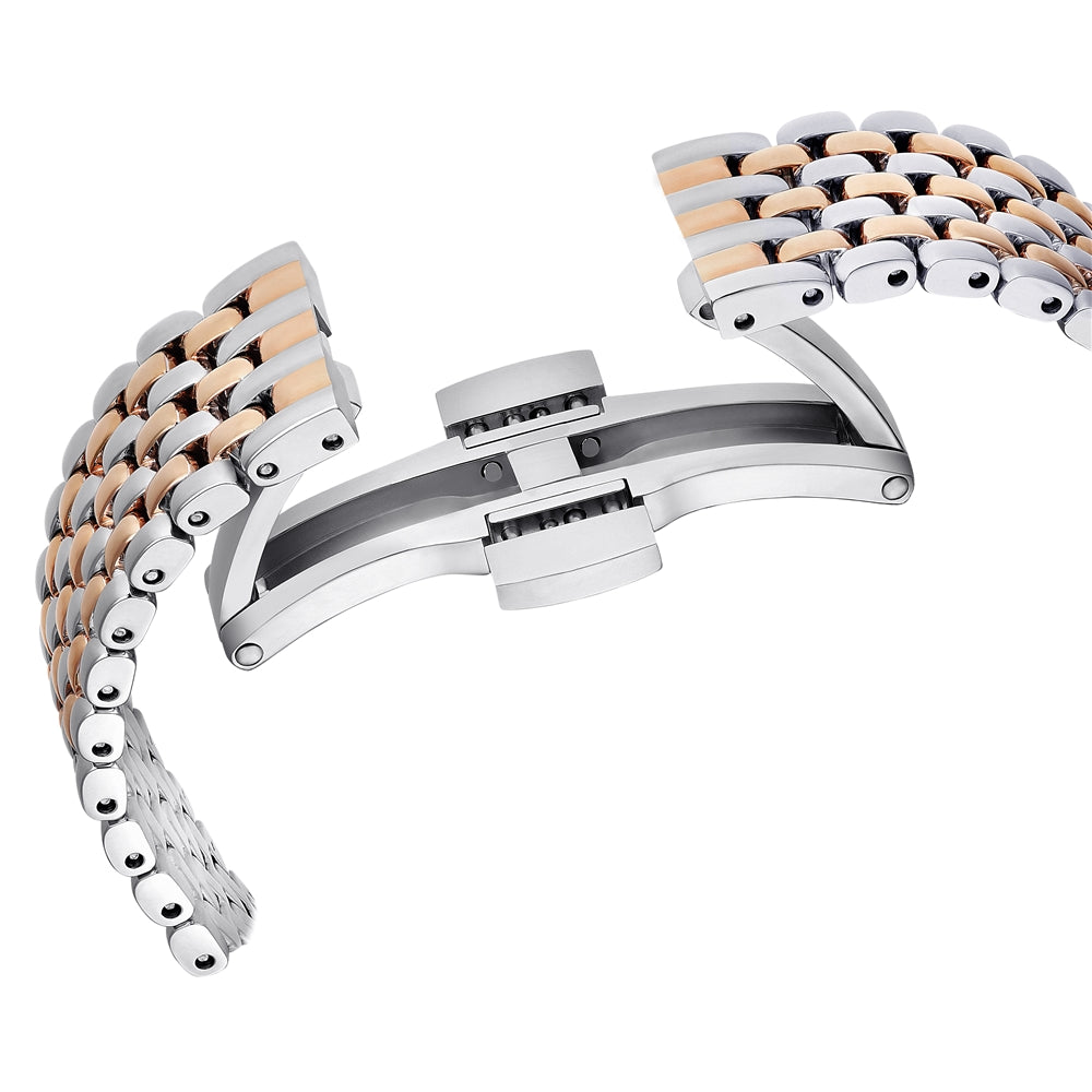 Swarovski Certa Rose Gold Swiss Made Metal Bracelet Watch