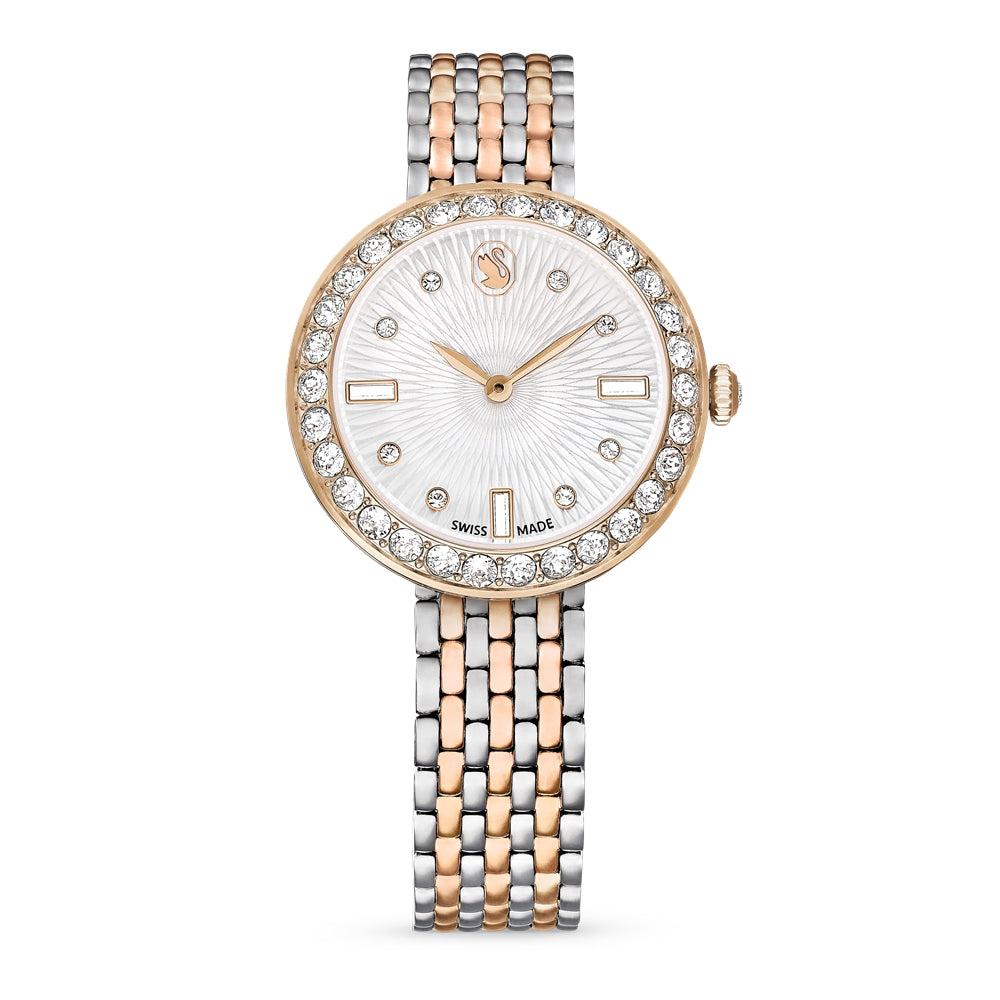 Swarovski Certa Rose Gold Swiss Made Metal Bracelet Watch