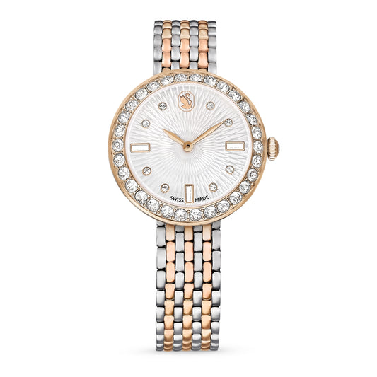 Swarovski Certa Rose Gold Swiss Made Metal Bracelet Watch