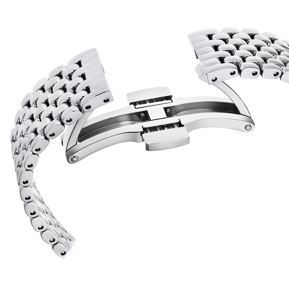 Swarovski Certa Silver Swiss Made Metal Bracelet Watch