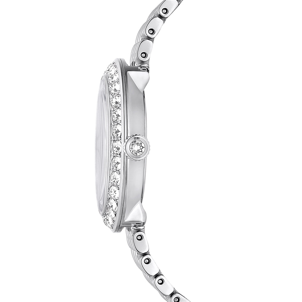 Swarovski Certa Silver Swiss Made Metal Bracelet Watch