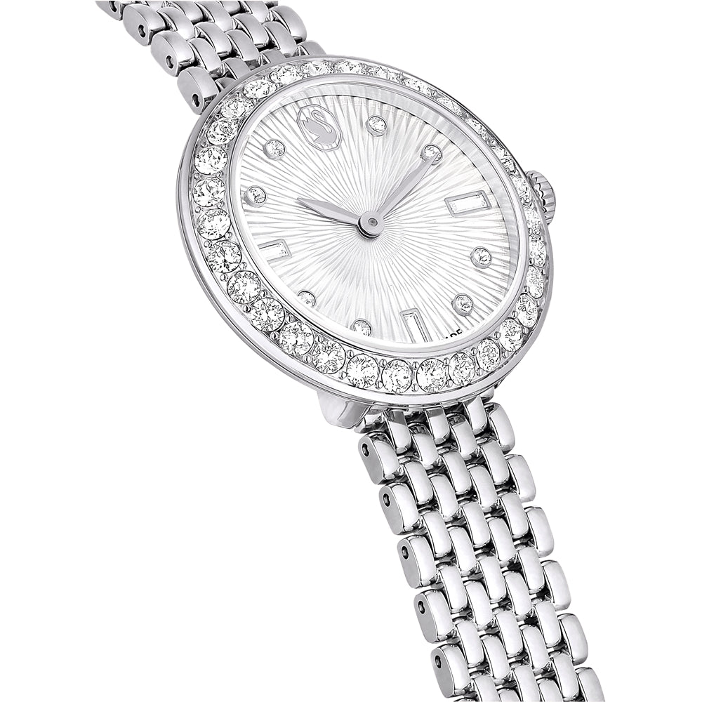Swarovski Certa Silver Swiss Made Metal Bracelet Watch